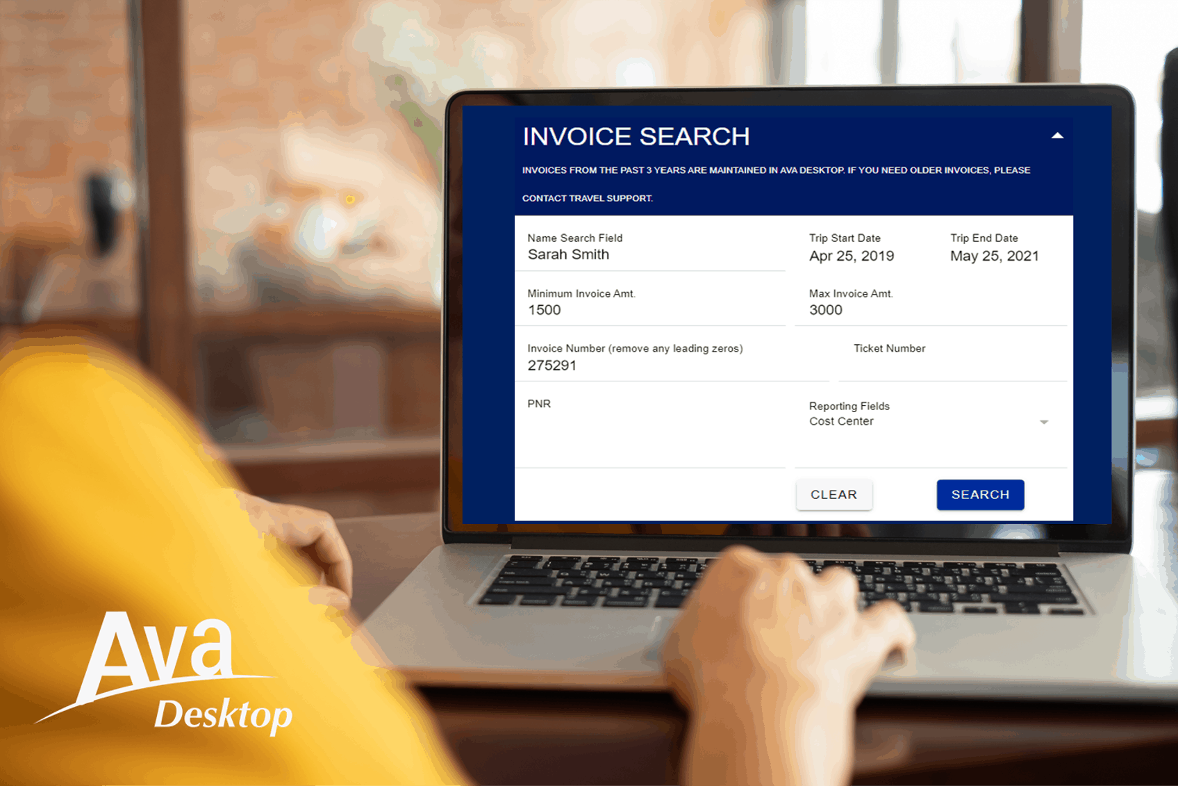 ava Invoice Search Image